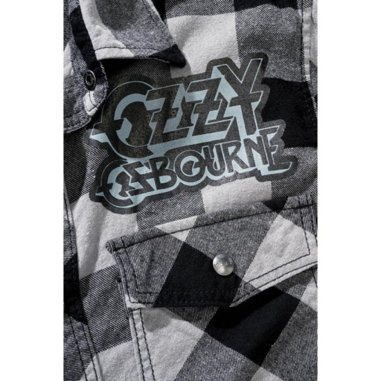 Ozzy Checkshirt Long Sleeve - Black/Coal