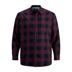 Jack & Jones Egingham Twill Shirt,βαμβακερό πουκάμισο φανέλα - Port Royale