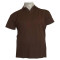 Polo πικέ κοντομάνικο μονόχρωμο - Dark Wood