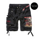 Iron Maiden Savage Shorts The Number of the Beast Black Edition - Black