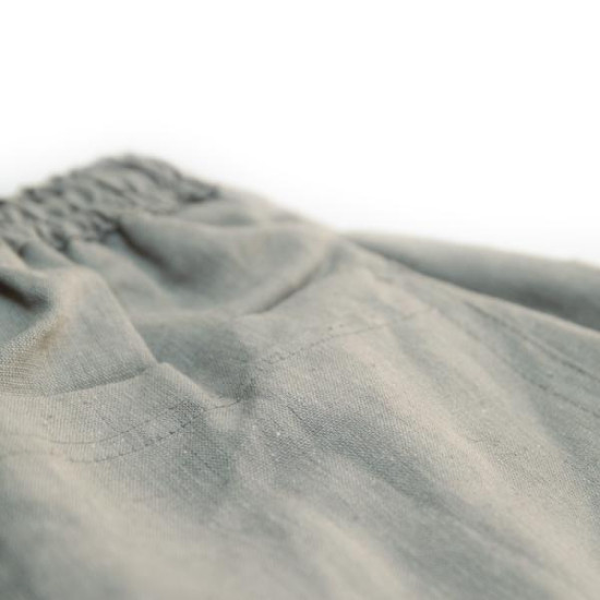 Λινό σαλβάρι με λάστιχο στην μέση - ΛΑΔΙ