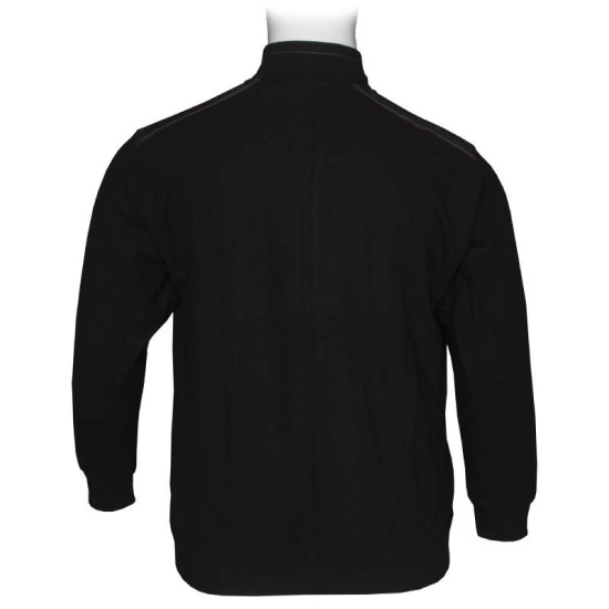 Ζακέτα βαμβακερή wool feel με κεντητές λεπτομέρειες - Black Rock