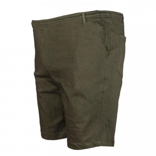 Ελαστική Stonewashed καπαρτινέ βερμούδα 