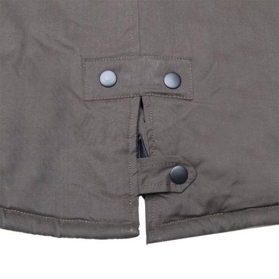 Parka με κουκούλα και επένδυση γούνας - Dark Olive Green