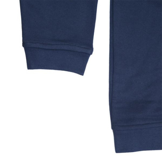 Συνδυαστική προσφορά μπλούζας φούτερ λαιμόκοψη μονόχρωμη - ΜΠΛΕ