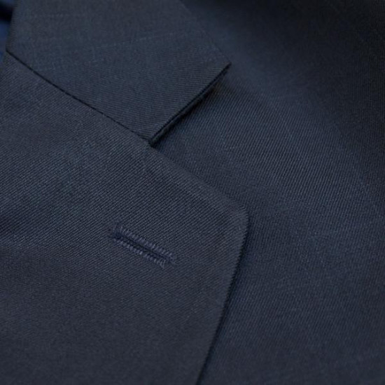 Σακάκι κουστουμιού μονόχρωμο υπερμέγεθος - ΜΠΛΕ