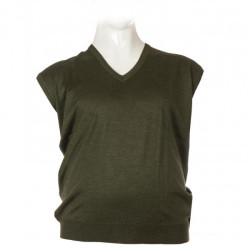 Καζάκα μάλλινη με βε - Dark Olive Green Καζάκα μάλλινη με βε - Dark Olive Green