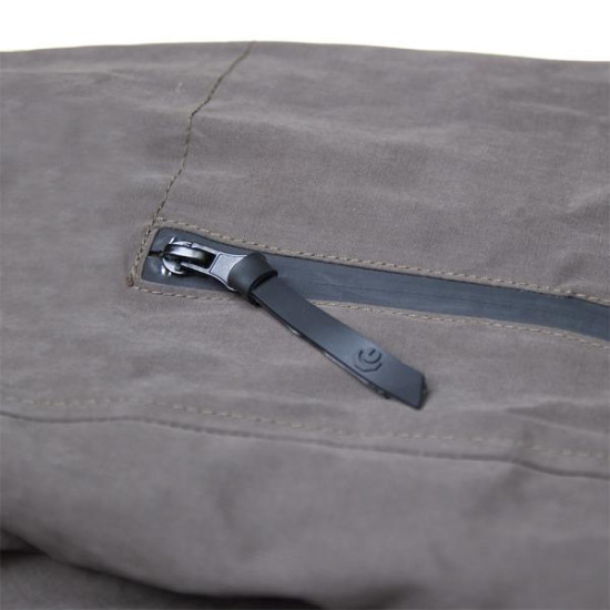 Parka με κουκούλα και επένδυση γούνας - Dark Olive Green