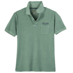 Stone Washed Polo pique 