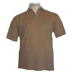 Polo πικέ κοντομάνικο μονόχρωμο - Soft Amber
