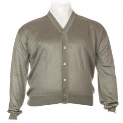 Λεπτή πλεκτή ζακέτα Blue Green - ΓΚΡΙ