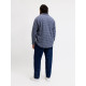 Jack & Jones Frederiksberg Flannel, βαμβακερό πουκάμισο φανέλα - Blue Chill Jack & Jones Frederiksberg Flannel, βαμβακερό πουκάμισο φανέλα - Blue Chill