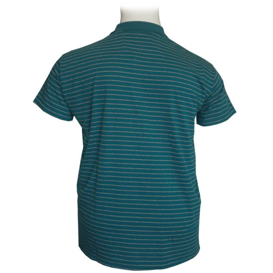 Polo βαμβακερό Jersey μαρινιέρα της Leo Collection - ΠΕΤΡΟΛ