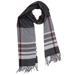 ΑΝΔΡΙΚΟ ΚΑΣΚΟΛ ΜΕ ΚΑΡΟ ΣΧΕΔΙΟ - ΜΠΟΡΝΤΩ/ΛΕΥΚΟ/ΜΑΥΡΟ