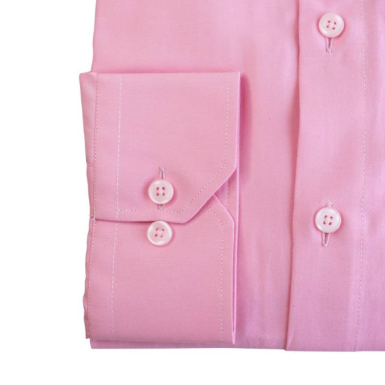 Μονόχρωμο μακρυμάνικο πουκάμισο 