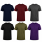 6Pack T-shirt Προσφορά 3+3 - Black,Charcoal,Military Green,Dark Navy,Maroon,Purple