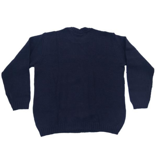 Πλεκτή λαιμόκοψη με φαρδιά ρίγα - Γκρι/Μαύρο/Κίτρινο