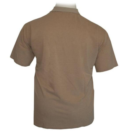 Polo πικέ κοντομάνικο μονόχρωμο - Soft Amber