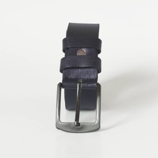 Ζώνη 5cm φάρδος από μασίφ δέρμα - Dark Blue