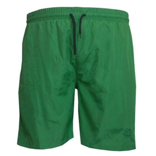 Βερμούδα μαγιό Polo Pepe με κεντητές λεπτομέρειες και διχρωμίες - lime green