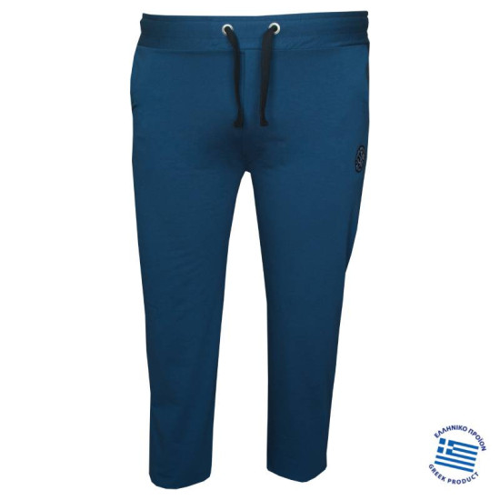 Καλοκαιρινό jersey παντελόνι φόρμας με Patch,της Leo Collection - Indigo