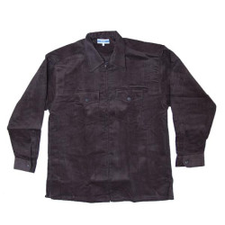 Πουκαμίσα κοτλέ με φερμουάρ - ΚΑΦΕ