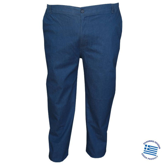 Ελαστική demi saison straight cut chino jean παντελόνα 