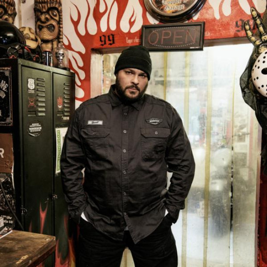 Luis vintage shirt by Brandit - Coal Black Luis vintage shirt by Brandit - Coal Black