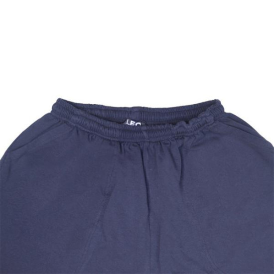 Μακό βερμούδα μονόχρωμη - ΜΠΛΕ