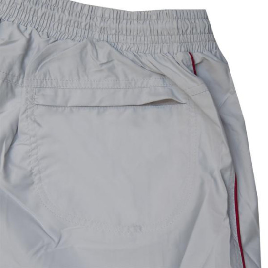 Μαγιό βερμούδα τριών τετάρτων με ρίγα και κεντητές λεπτομέρειες - ΠΑΓΟΣ