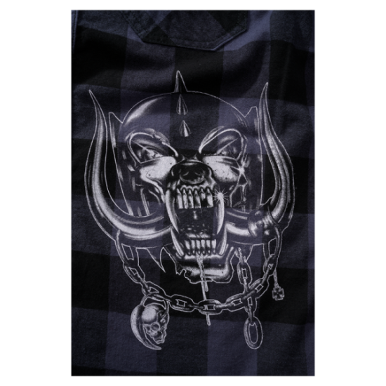 Limited edition Motörhead Checkshirt - Black/Slate Grey