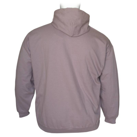 Hoodie φούτερ μονόχρωμο με patch στο στήθος - Paragon