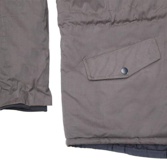 Parka με κουκούλα και επένδυση γούνας - Dark Olive Green