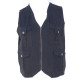 Γιλέκο δημοσιογραφικό καπαρτινέ βαμβακερό - Dark Blue