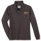 King Size Polo pique μπλούζα Superior με τσέπη και μεταξοτυπία,της Redfield - Coffee Brown