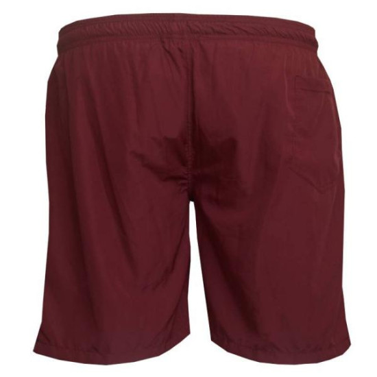 Μαγιό βερμούδα μονόχρωμη - Bordeaux