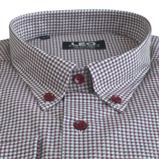 Πουκάμισο καρό γαλλικής ραφής 