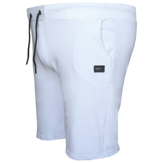Βερμούδα jersey pennie με plastisol patch - White