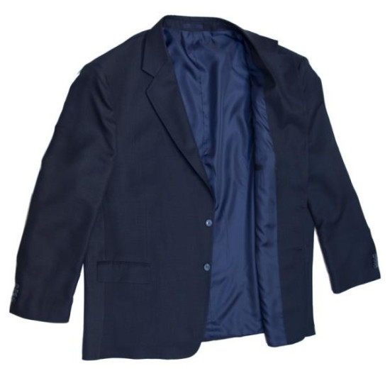 Σακάκι κουστουμιού μονόχρωμο υπερμέγεθος - ΜΠΛΕ