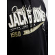 Hoodie φούτερ με μεταξοτυπία Logo Sweat Hood Jack & Jones +Fit - Black Hoodie φούτερ με μεταξοτυπία Logo Sweat Hood Jack & Jones +Fit - Black