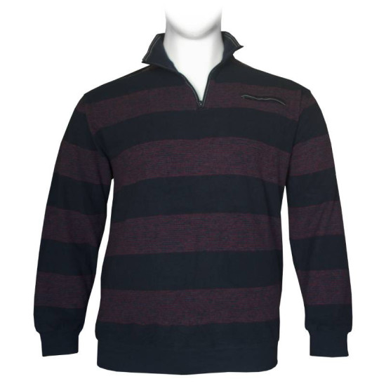 Zipper Polo wool feel 