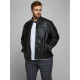 Jack & Jones Rocky , jacket από αδιάβροχη δερματίνη - Black