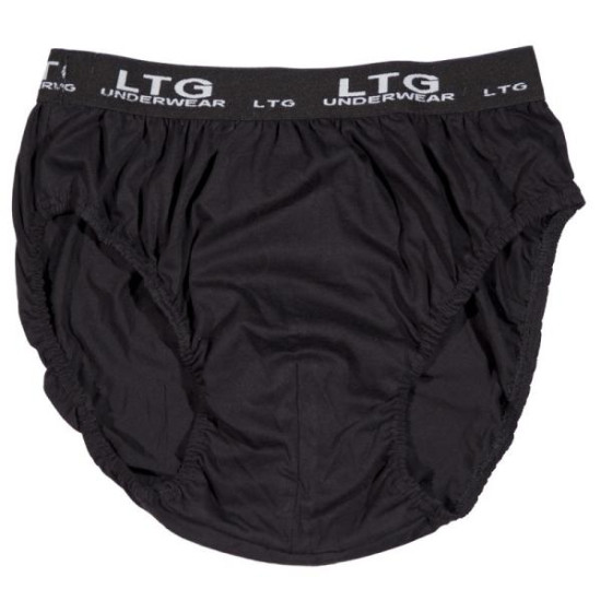 Σλιπ βαμβακερά τριών τεμαχίων - ΜΑΥΡΟ