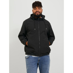 Αδιάβροχο Jacket Basic Softshell Hood,της Jack & Jones - Black