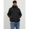 Αδιάβροχο Jacket Basic Softshell Hood,της Jack & Jones - Black