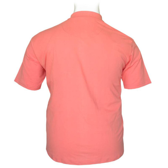 Polo pique βαμβακερό με μεταξοτυπία - Burned Orange