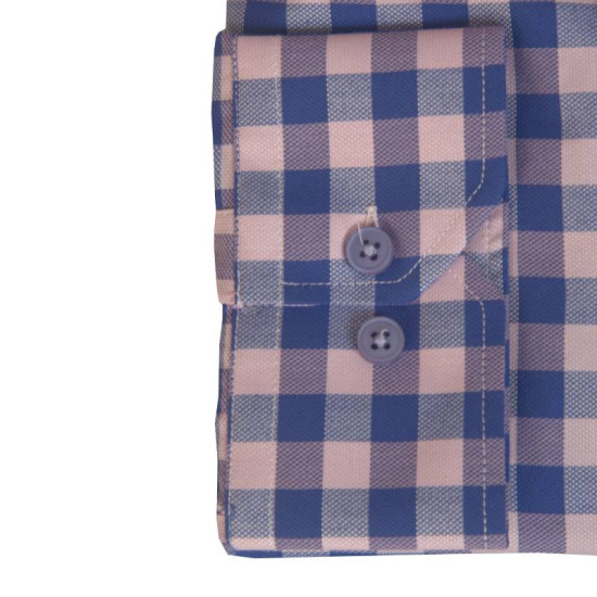 Πουκάμισο καρό γαλλικής ραφής 