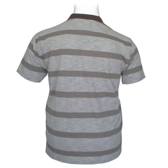 Polo pique melange με τσέπη by Leo Collection - Bison Beige