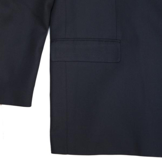 Σακάκι κουστουμιού μονόχρωμο υπερμέγεθος - ΜΑΥΡΟ