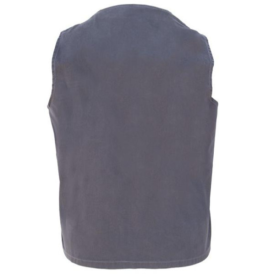 Γιλέκο δημοσιογραφικό καπαρτινέ βαμβακερό - Anthracite